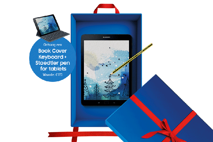 Galaxy Tab S3 promotie Keyboard Cover Samsung