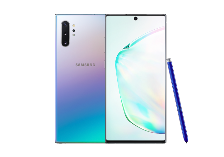 Jonge ontwerper die tekent op de Note10 met de S Pen
