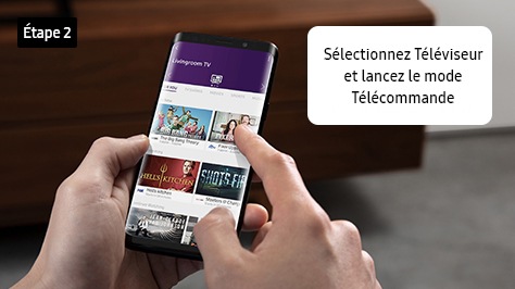 Étape 2. Sélectionnez Téléviseur et lancez le mode Télécommande