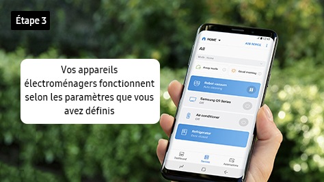 Étape 3. Vos appareils électroménagers fonctionnent selon les paramètres que vous avez définis