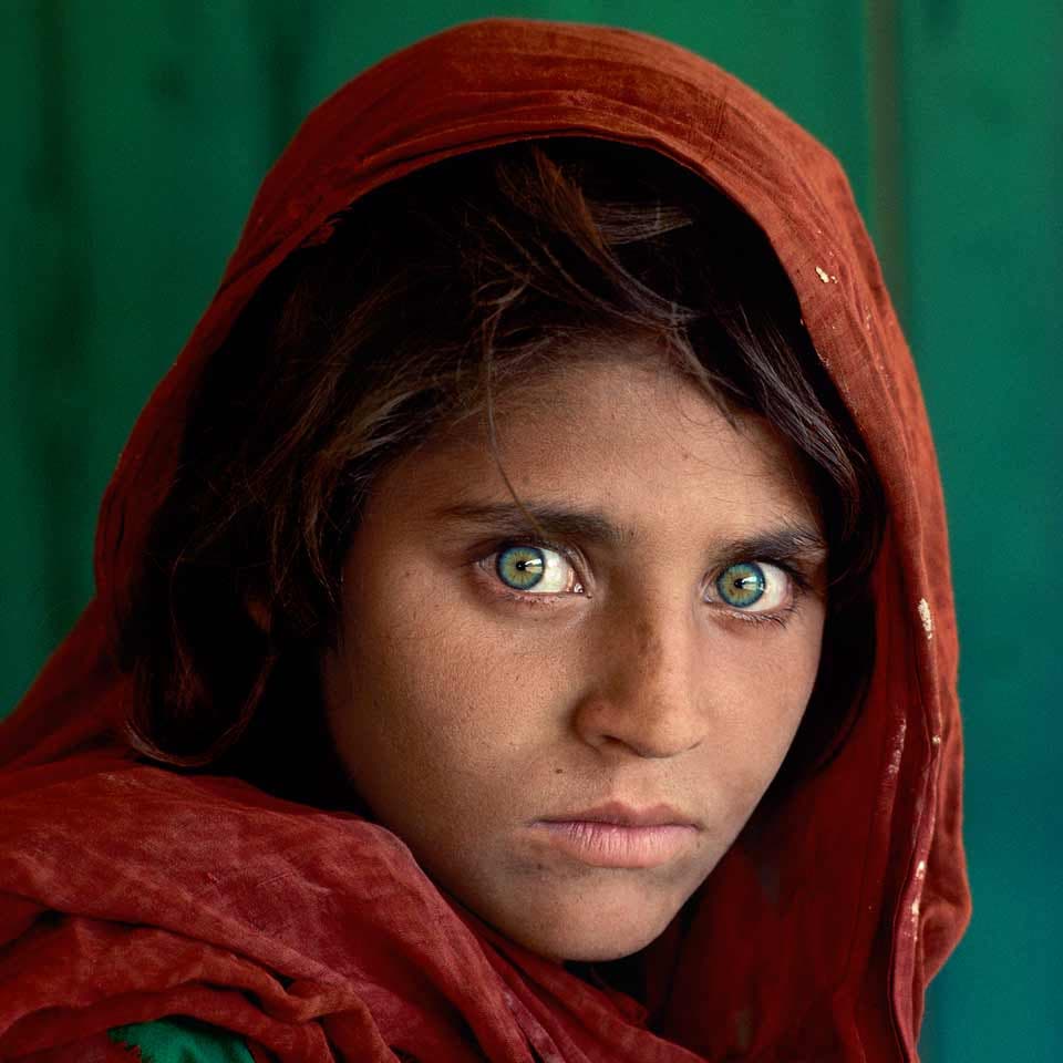 La fille afghane de Steve McCurry La fille afghane de Steve McCurry