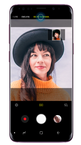 Mode Selfie Panorama