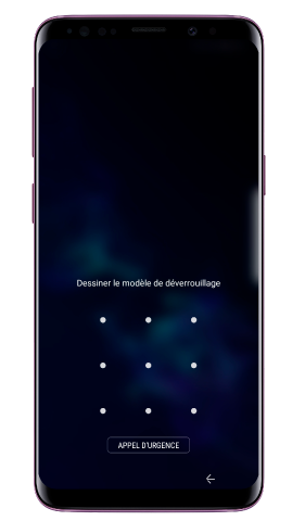 Écran verrouillé Samsung S9