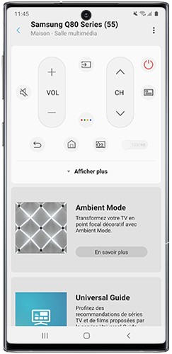 Gérer les paramètres du Mode Ambiant de votre QLED avec SmartThings
