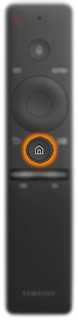 Натиснете „Home” бутонът на Smart дистанционното управление Samsung