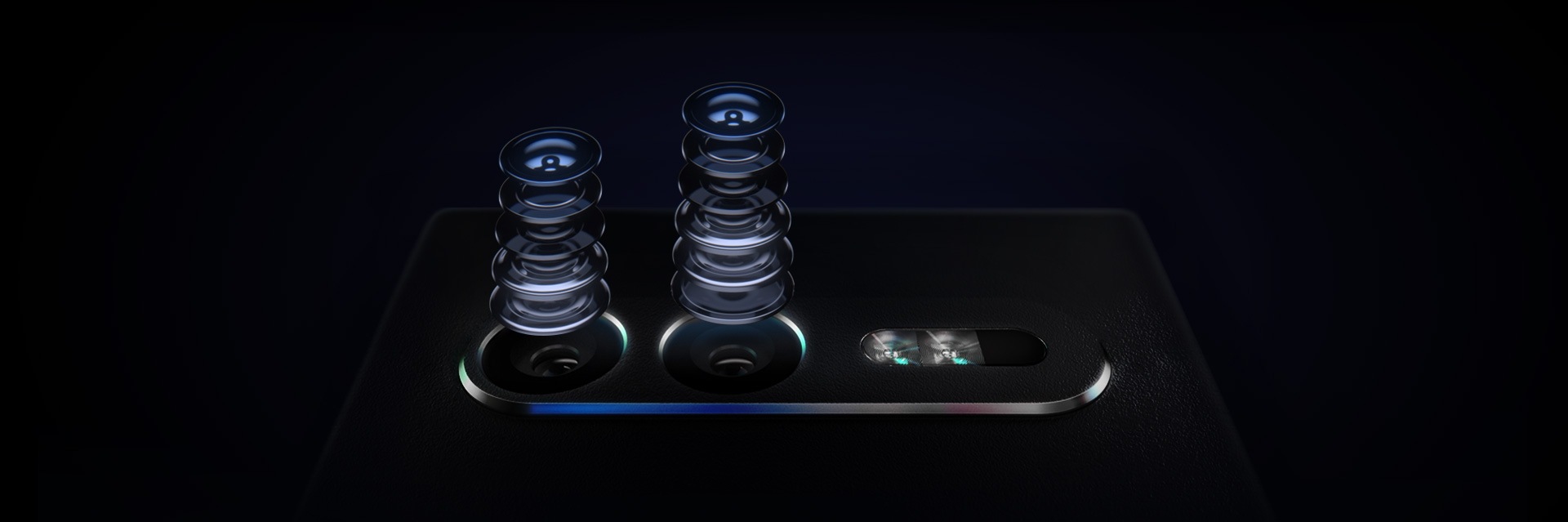 imagem mostrando as lentes duplas da parte traseira do Galaxy Note8