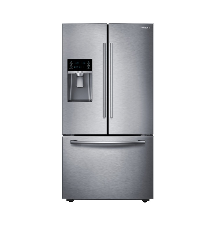 Refrigerador French Door 3 Portas Samsung visto de frente