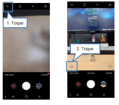 Como tirar fotos usando o recurso foco dinâmico no Galaxy A8/A8+ 2018?