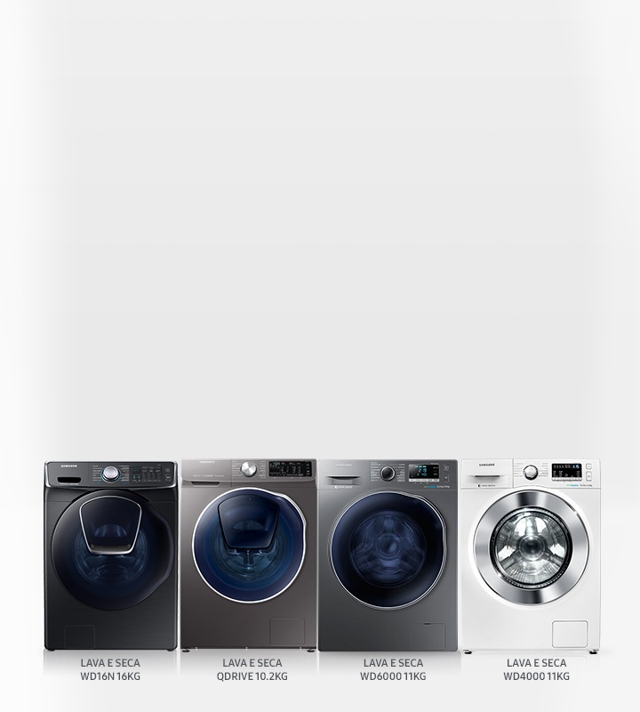 Nossa linha completa de máquinas de lavar