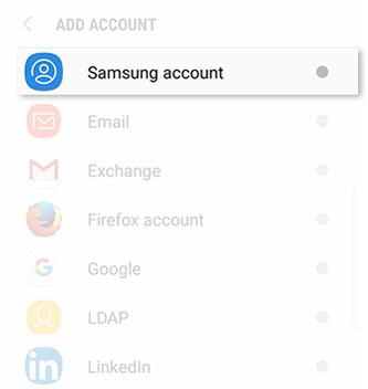 Galaxy S9 - How do I add accounts to my Samsung Galaxy S9 (SM-G960W)?