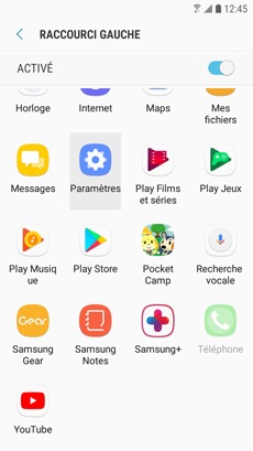 Galaxy J3 Prime : Épingler des applications sur l'écran de verrouillage (SM-J327W)