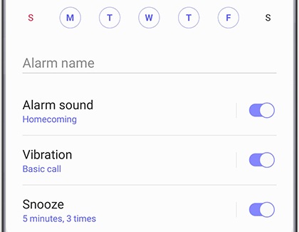 Set an alarm 2
