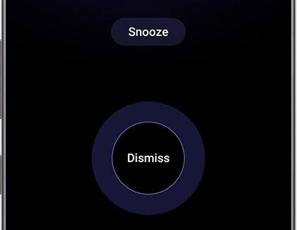 Stop or snooze an alarm