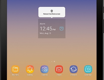 Remove a Widget from a Home Screen