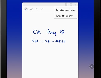 Create Notes in Samsung Notes