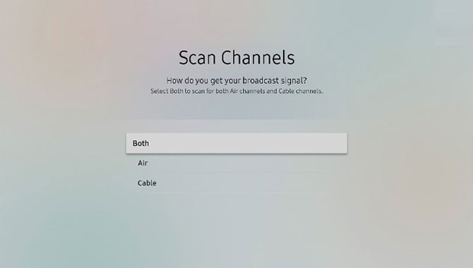 Scanning for Channels 3