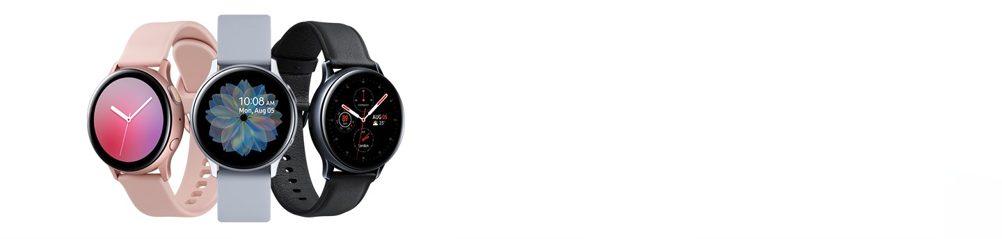 three galaxy watches