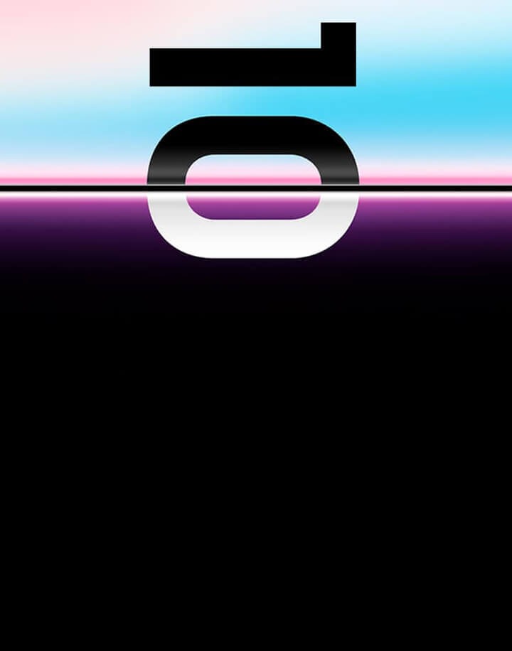 Image accrocheuse accompagnant l’invitation pour le DÉVOILEMENT du Galaxy avec le numéro 10 présenté latéralement.