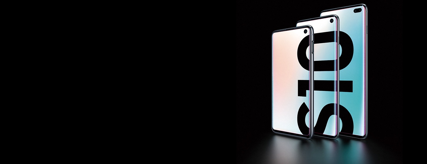 Teaser image for Galaxy S10e, S10, S10+ invitation with the number 10 shown sideways.