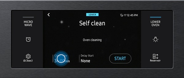 Démarrage d'un cycle d'autonettoyage 2