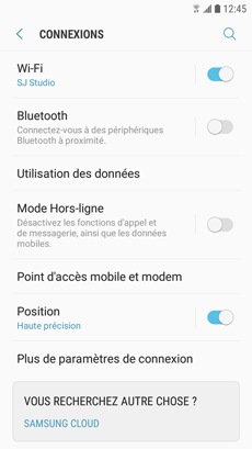 Galaxy J3 Prime : Mode hors-ligne (SM-J327W)