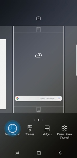 Galaxy S9 : Changer le fond d’écran (SM-G960W)