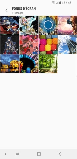 Galaxy S9 : Changer le fond d’écran (SM-G960W)