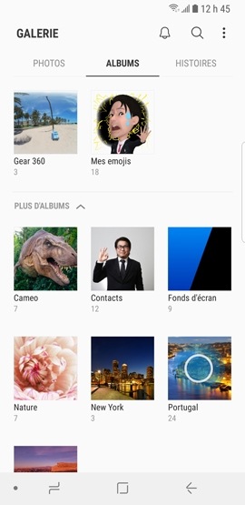 Galaxy S9 : Dessiner ou écrire sur une photo (SM-G960W)