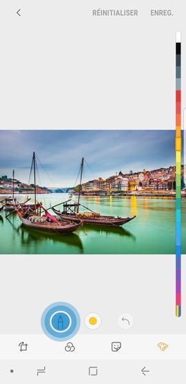 Galaxy S9 : Dessiner ou écrire sur une photo (SM-G960W)