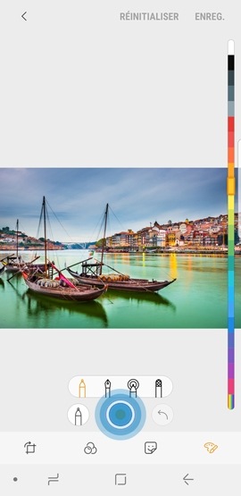 Galaxy S9 : Dessiner ou écrire sur une photo (SM-G960W)