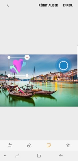 Galaxy S9 : Dessiner ou écrire sur une photo (SM-G960W)