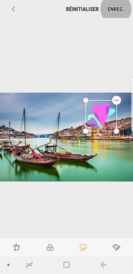 Galaxy S9 : Dessiner ou écrire sur une photo (SM-G960W)