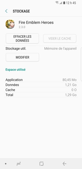 Galaxy S9 : Vider le cache ou effacer les données d'une application (SM-G960W)