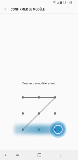 Galaxy S9 : Type de verrouillage « NIP » (SM-G960W)