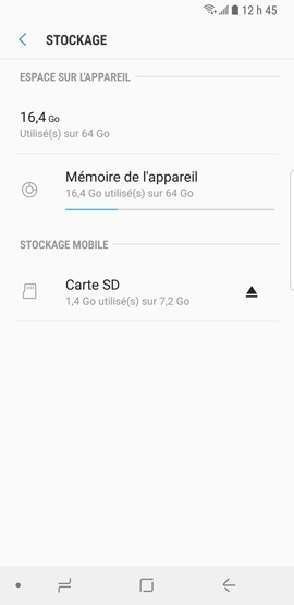 Galaxy S9+ : Formater la carte mémoire microSD (SM-G965W)