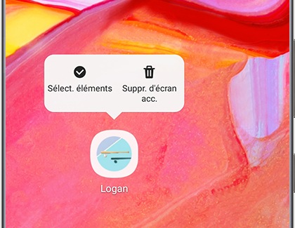 Déplacer ou supprimer un widget