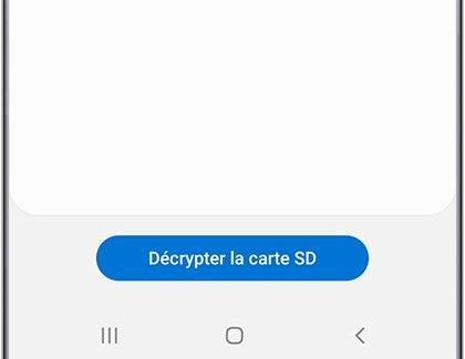 Décrypter la carte microSD 2