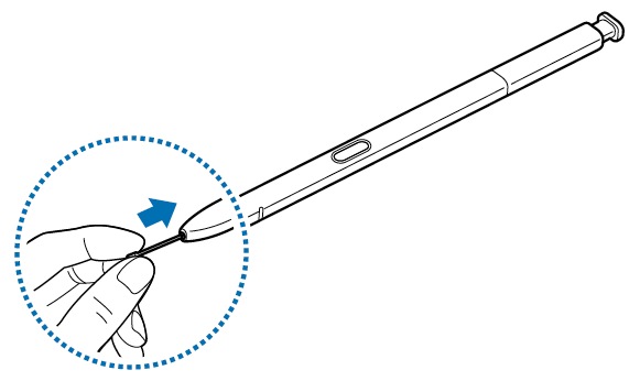 Remplacer la pointe du stylet S Pen 2