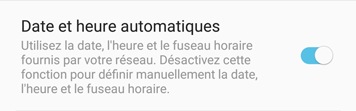 Régler la date et l'heure 3