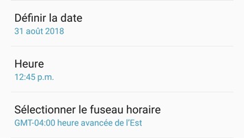 Régler la date et l'heure 4
