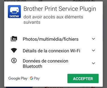 Télécharger, installer et activer un service d'impression 6