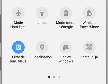 Activer le filtre de lumière bleue (méthode rapide)