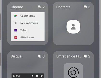 Ajouter un contact directement sur un écran d'accueil 2