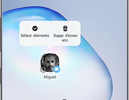 Déplacer ou supprimer un widget