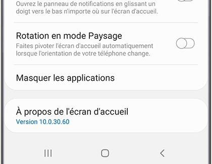 Masquer une application 3