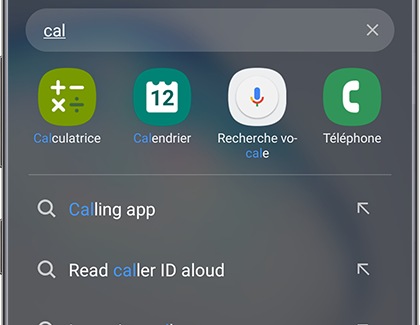 Accéder à une application masquée 2