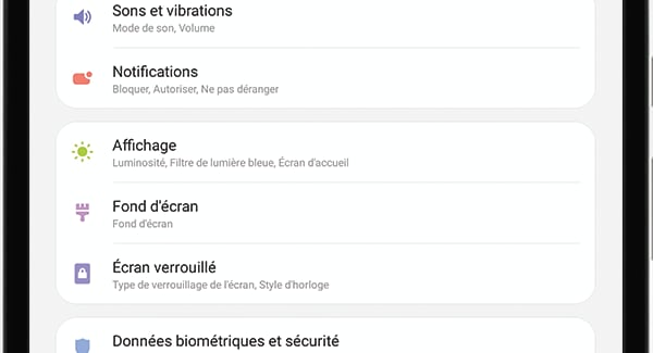 Changer le mode d’écran 1