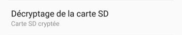 Déchiffrer la carte microSD 2