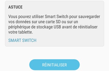 Réinitialiser les paramètres par défaut 4