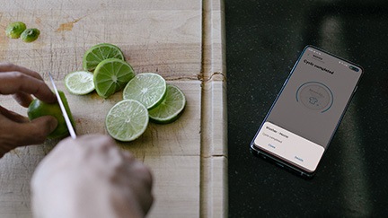 Benachrichtigung zu Smart-Waschmaschine und -Trockner
